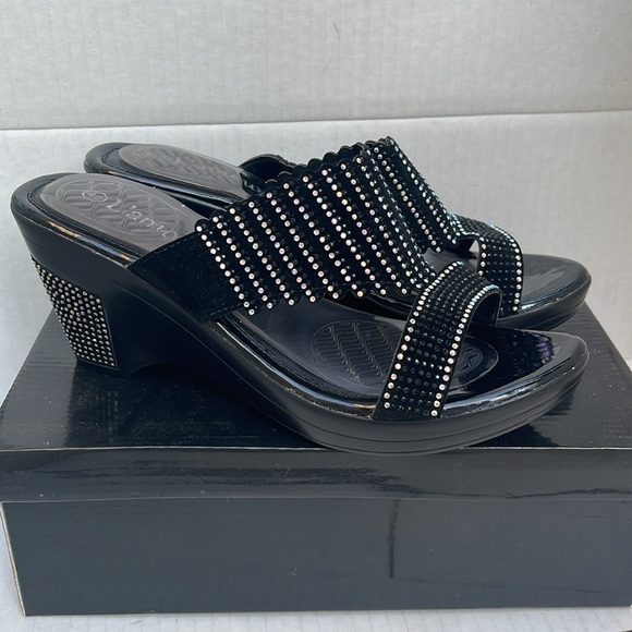 Crystal Slip on Heels - Picture 1 of 5